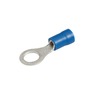 Blue 6mm Eye Crimp Terminal (Pack Of 100)