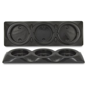 LED Triple Black Housing To Suit 102 Series Lights  