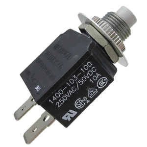 10 AMP MANUAL RESET PANEL MOUNT CIRCUIT BREAKER