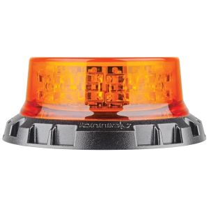 IONNIC 12-24V AMBER LOW PROFILE LED BEACON WITH CLEAR LENS