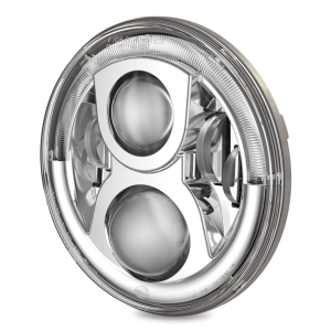 Hella 12-24V 7" High/Low LED Headlight With Day Time Running Light 