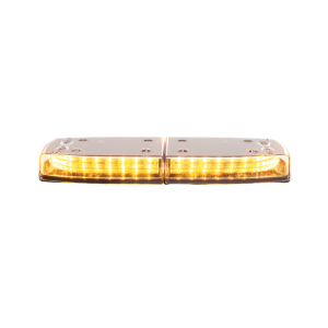ECCO 11 SERIES 12-24V AMBER LOW PROFILE LED LIGHTBAR WITH CLEAR LENS
