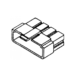Quikcrimp Reverse 8 Pin Female Connector Housing (Pack Of 10) 