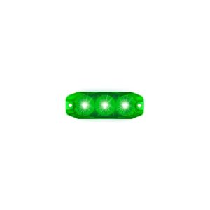 LED 12-24V Green Emergency Flashing Light (89 X 30 X 8mm) 