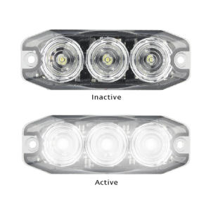 LED 12-24V White Emergency Flashing Light (89 X 30 X 8mm) 