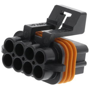 Metri- Pack Black 8 Way Female Connector  