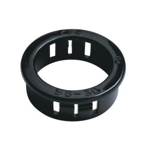 Quikcrimp Black Nylon Snap Bush To Suit 9.5mm Mounting Hole (Pack Of 100) 