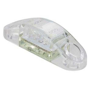 Peterson 9-32V Red/Amber Side Marker Light With Clear Lens (66 X 19 X 16mm) 