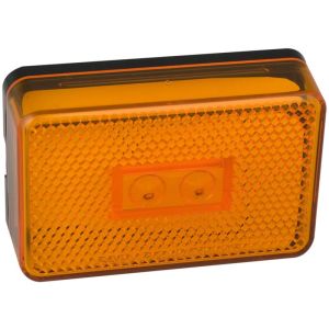 LED 12V Amber Marker Light (79 X 51 X 24mm)
