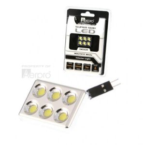 Aerpro 12V 6 SMD White LED Interior Light