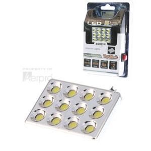 Aerpro 12 Super SMD 12V White LED Interior Hyperformance Light