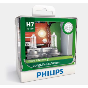 Philips Long Life 12V 55W H7 QH Globe  