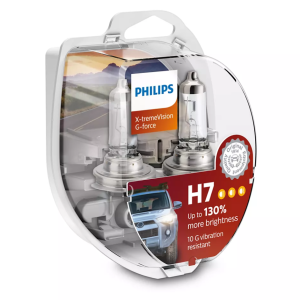 Philips Xtreme Vision G Force 12V 55W+130% H7 QH Globe (Blister Pack Of 2) 
