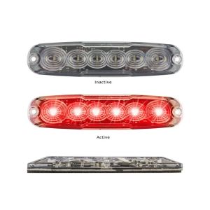 Led 12-24V Stop/Tail Light With Clear Lens