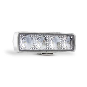 LED 9-30V Flood Beam Work Light With White Housing  