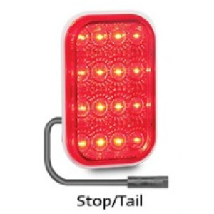 LED 12-24V Grommet Mounted Stop/Tail Light Kit With Harness 