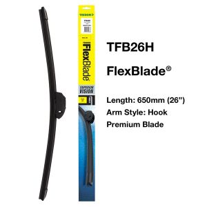 Tridon 650mm Flexblade Wiper With Hook  