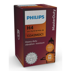 Philips Master Duty 24V 75/70W H4 QH Globe  