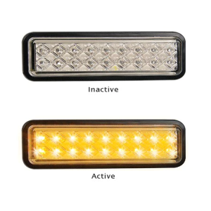LED 12V Grommet Mounted Cat 1 Indicator Light (135 X 48 X 20mm)