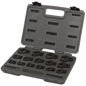 Toledo 15 Piece Metric Crowfoot Wrench Set  