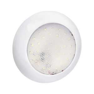 Narva 9-33V LED Interior Light With White Housing (145mm X 30mm Round)