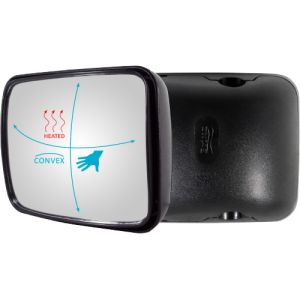 Britax 24V Heated Convex Plastic Mirror Head (400 X 380mm) 