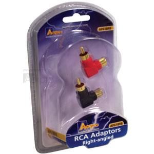 Aerpro Right Angle Rca Adaptor (Pack Of 2)  
