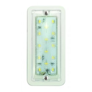 LED 12V Low Profile Interior Light With White Housing (148 X 71 X 20mm)