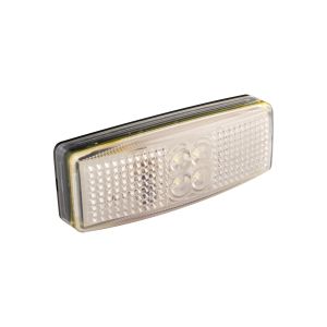 LED 12-24V White Front End Outline Marker Light (110 X 40 X 22mm)