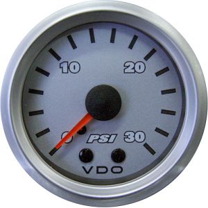 VDO 52mm 0-30 PSI Mechanical Turbo Boost Gauge  