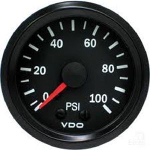 VDO 0-100 PSI Mechanical Pressure Gauge  