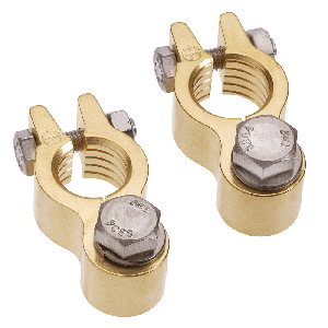 Projecta Positive Forged Brass Heavy Duty Bolt Style Battery Terminal (Pack Of 10) 