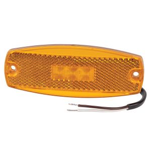Narva 9-33V LED Amber Side Marker Light With In-Built Retro Reflector 