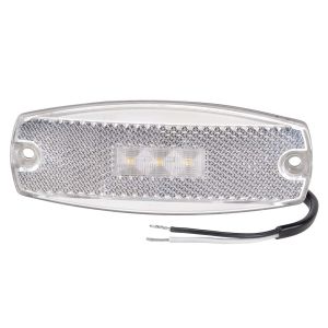 Narva 9-33V White LED Front End Outline Marker Light With In-Built Retro Reflector 