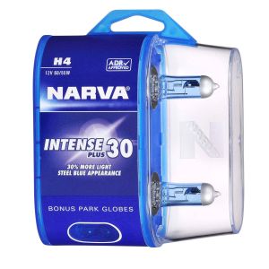 Narva Intense 12V 60/55W H4 QH Globe (Blister Pack Of 2) 