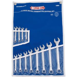 KC Pro-Am 12 Piece Metric Combination Spanner Set