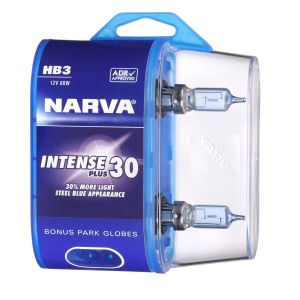 Narva Intense 12V 60W HB3 QH Globe (Blister Pack Of 2) 
