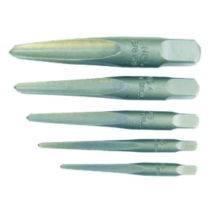 KC 5 Piece Straight Flute Style Screw Extractor Set 