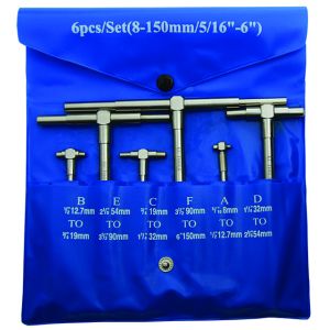 KC 6 Piece Telescopic Gauge Set