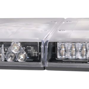 Narva Legion 12V 1400mm Amber LED Light Bar With Clear Lens, In Built Alley & Take Down Lights 