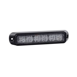 Narva 12-24V Low Profile High Powered Red LED Warning Light With Multiple Flash Patterns (133 X 28 X 17mm)