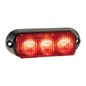 Narva 12-24V High Powered Red LED Warning Light With Multiple Flash Patterns (100 X 45 X 33mm) 