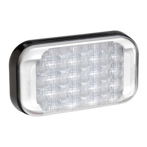 Narva 9-33V High Powered Whie LED Warning Light With 5 Flash Patterns (180 X 100 X 37mm) 