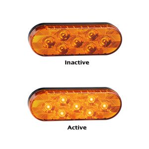 LED 12-24V Grommet Mounted Rear Indicator Light Kit 