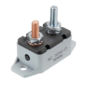 Narva 15 Amp Manual Reset Plastic Circuit Breaker  