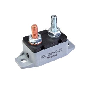Narva 30 Amp Manual Reset Plastic Circuit Breaker  