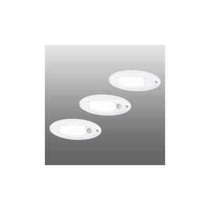 LED 10-30V Waterproof Interior/Exterior Light With Touch On/Off Switch (166 X 61 X 14mm Oval) 