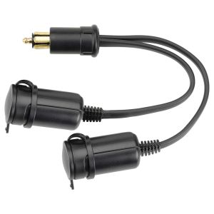 Narva Heavy Duty Merit Plug To Twin Accessory Sockets (Blister Pack Of 1) 