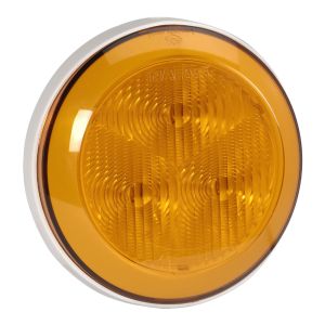 Narva 12V LED Indicator Light With White Base (130mm X 30mm Round) 