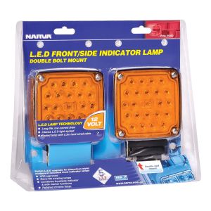 Narva 12V Combined LED Front And Side Direction Indicator Light (Set Of 2) 
